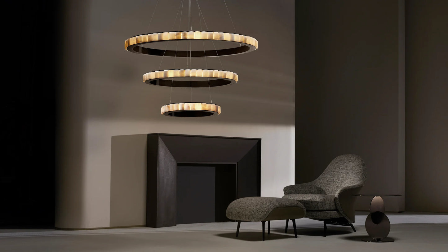 Avalon Triple Chandelier by CTO Lighting