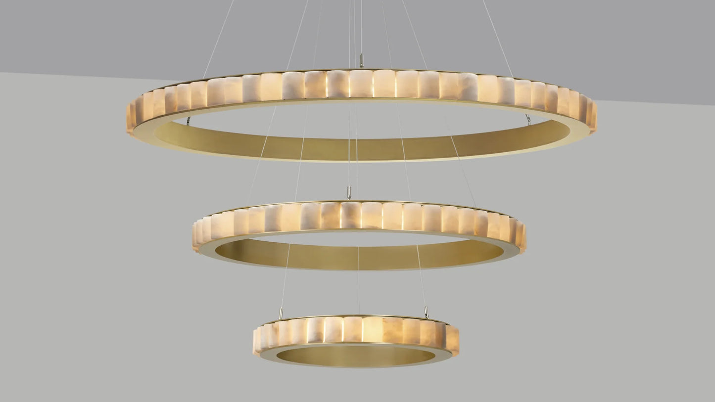 Avalon Triple Chandelier by CTO Lighting