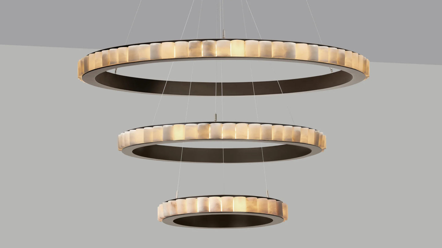 Avalon Triple Chandelier by CTO Lighting