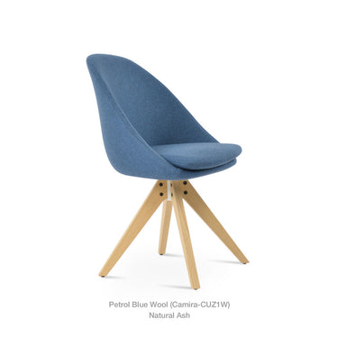Avanos Pyramid Wood Swivel  Chair by SohoConcept - New