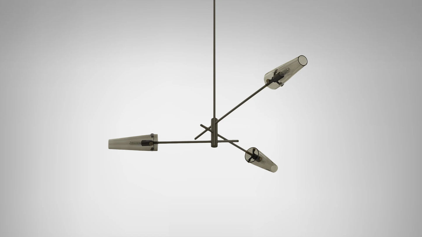 Axis 3 Pendant by CTO Lighting