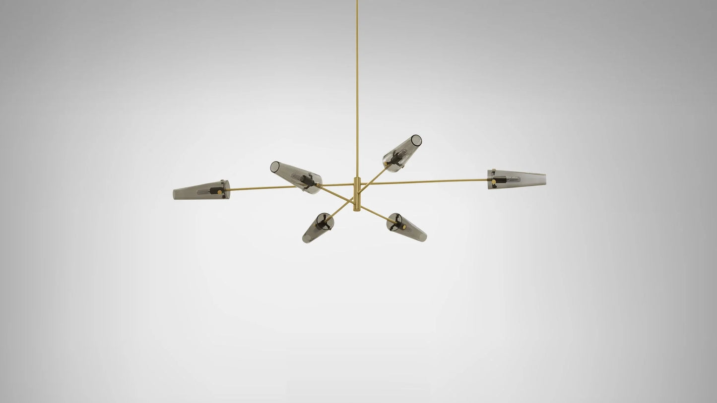 Axis 6 Pendant by CTO Lighting