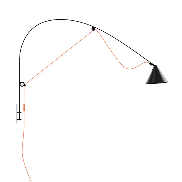 Midgard Ayno Large Wall Lamp Black