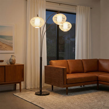 Nova Bloom 3-Light Arc Floor Lamp, photo 2