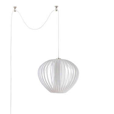 Nova Bloom Swag Lamp in Satin Nickel, photo 2
