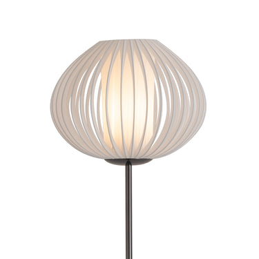 Nova Bloom Torchiere Lamp in Satin Nickel, photo 4