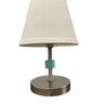 House of Troy Bryson Mini satin nickel/mint accent lamp