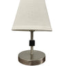 House of Troy Bryson Mini satin nickel/supreme silver accent lamp