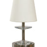 House of Troy Bryson Mini crystal disk satin nickel accent lamp