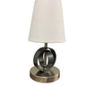 House of Troy Bryson Mini 4" double ring supreme silver/satin nickel accent lamp