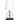 House of Troy Bryson Mini 4" ring and crystal black/antique brass accent lamp