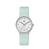 Braun BN0031 Ladies’ Classic Watch in white dial, turquoise leather – main view