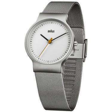Braun Slim Analog Watch BN-0211WHSLMHL