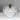 Bombay optic globe semi-flush in Clear glass, satin nickel, straight-on | Besa Lighting