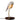 Bird by Daqiconcept, Almond Beige porcelain shell and dark wood base