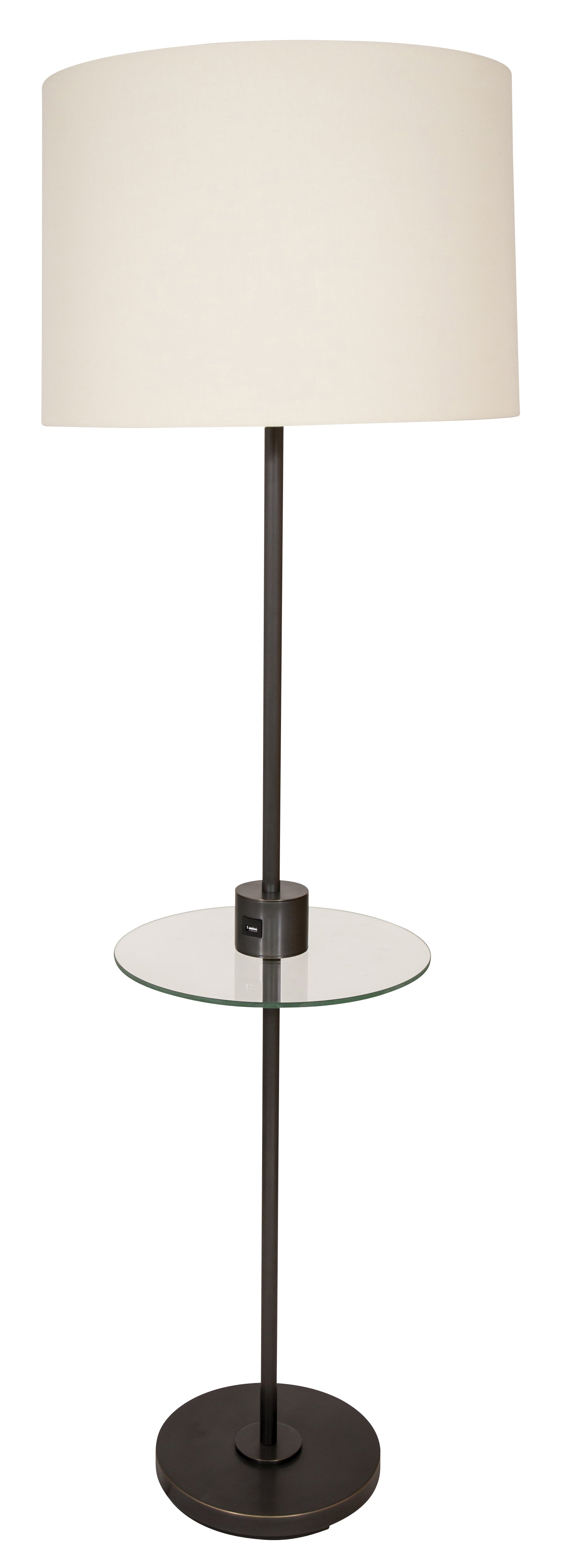 House of Troy Brandon Floor Lamp with USB Port in Oil Rubbed Bronze BR102-OB