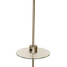 House of Troy Brandon Floor Lamps with USB Port in Satin Nickel