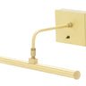 House of Troy Battery Picture Lights Slim-Line LED 12" Satin Brass Picture Lights