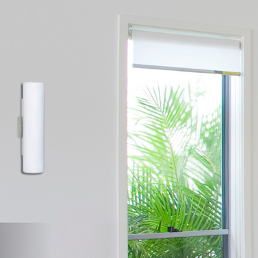 Damp-rated Besa Baaz wall light for bathroom and vanity lighting applications
