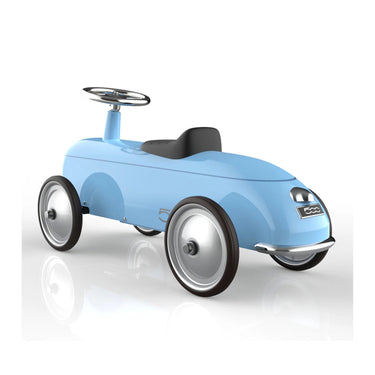Classic Baghera FIAT 500 roadster toy with steering wheel for toddlers