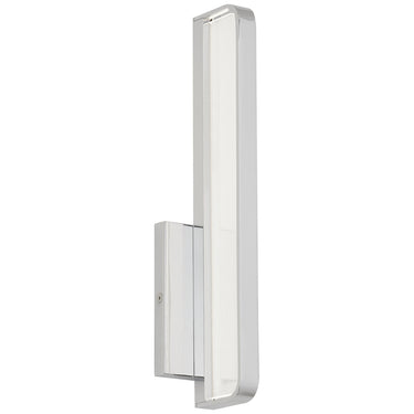 Chrome, Black, Brass 13" LED Bath Sconce | Banda Wall Light