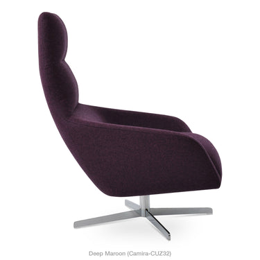 Barcelona 4 Star Swivel Lounge Armchair by SohoConcept - New