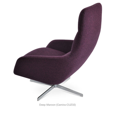 Barcelona 4 Star Swivel Lounge Armchair by SohoConcept - New