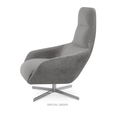 Barcelona 4 Star Swivel Lounge Armchair by SohoConcept - New