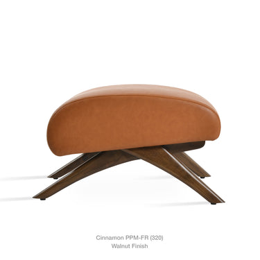 Barcelona Ottoman Wood Base by SohoConcept - New