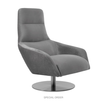 Barcelona Round Swivel Lounge Armchair by SohoConcept - New