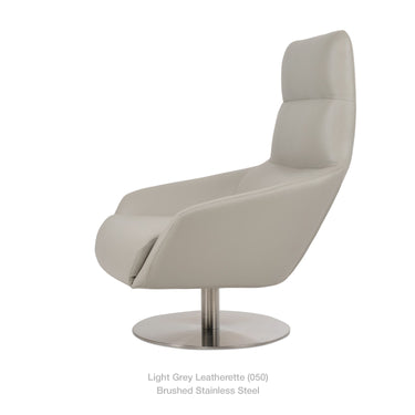 Barcelona Round Swivel Lounge Armchair by SohoConcept - New