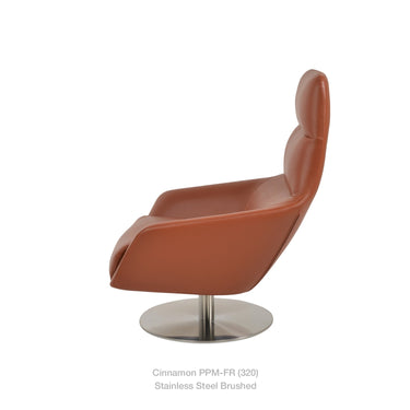 Barcelona Round Swivel Lounge Armchair by SohoConcept - New