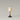 Basica Minima Bateria Table Lamp with ribbon stitched shade