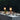 Warm white LED table lamp for outdoor garden, restaurant and hospitality 