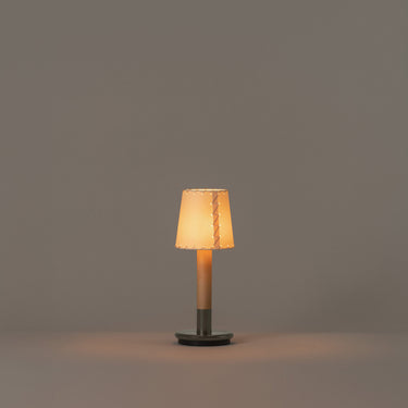 Portable LED table lamp with dimmable warm 2200K lighting