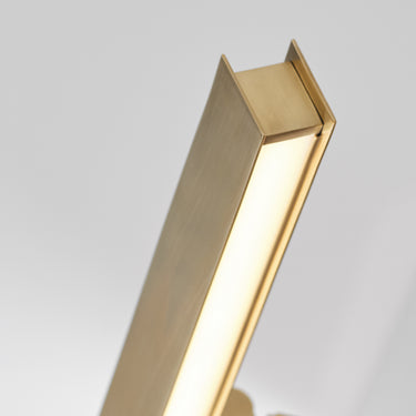 BAU 18 Inch LED Picture Light in Natural Brass Finish for Artwork Lighting