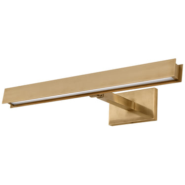 Slim Profile 18 Inch Picture Light | Modern LED Art Lighting | BAU Collection | Brass Finish