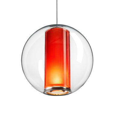 Bel Occhio Clear Acrylic Pendant Light with Floating Column by Pablo Designs - image 2