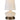 Bella rechargeable lamp, Ivory & Dark Brass