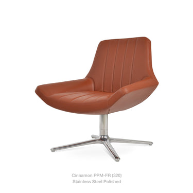 Bellagio Oval Swivel Armchair by SohoConcept - New