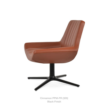 Bellagio Oval Swivel Armchair by SohoConcept - New