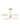 Visual Comfort Belterra 30" Flush Mount Chandelier with Dimmable LED Light , Natural Brass