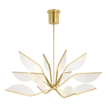 Visual Comfort Belterra 38" LED Chandelier in Natural Brass (700BLT)