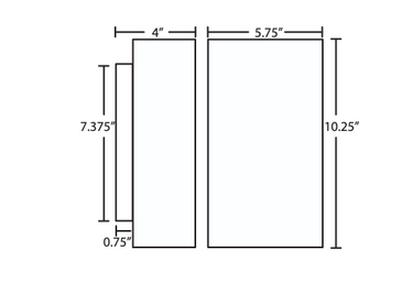 Dorian 10 Wall Light Line Drawing ADA-compliant wall sconce with alabaster-inspired Marble glass shade 