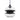 Besa Hula 8 clear and black glass outdoor pendant light with black canopy for covered patios