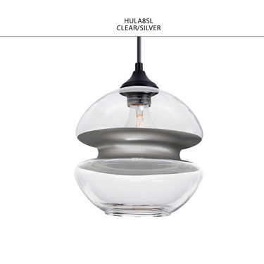 Modern glass outdoor pendant light by Besa Lighting for porches, kitchens, and covered spaces