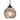 Modern outdoor pendant featuring a Vapor Smoke glass globe shade