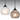 Besa Jilly outdoor pendant light with black finish for covered patios and entryways