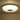 Toroid-shaped blown clear glass shade with radial frosted stripes for modern ceiling lighting