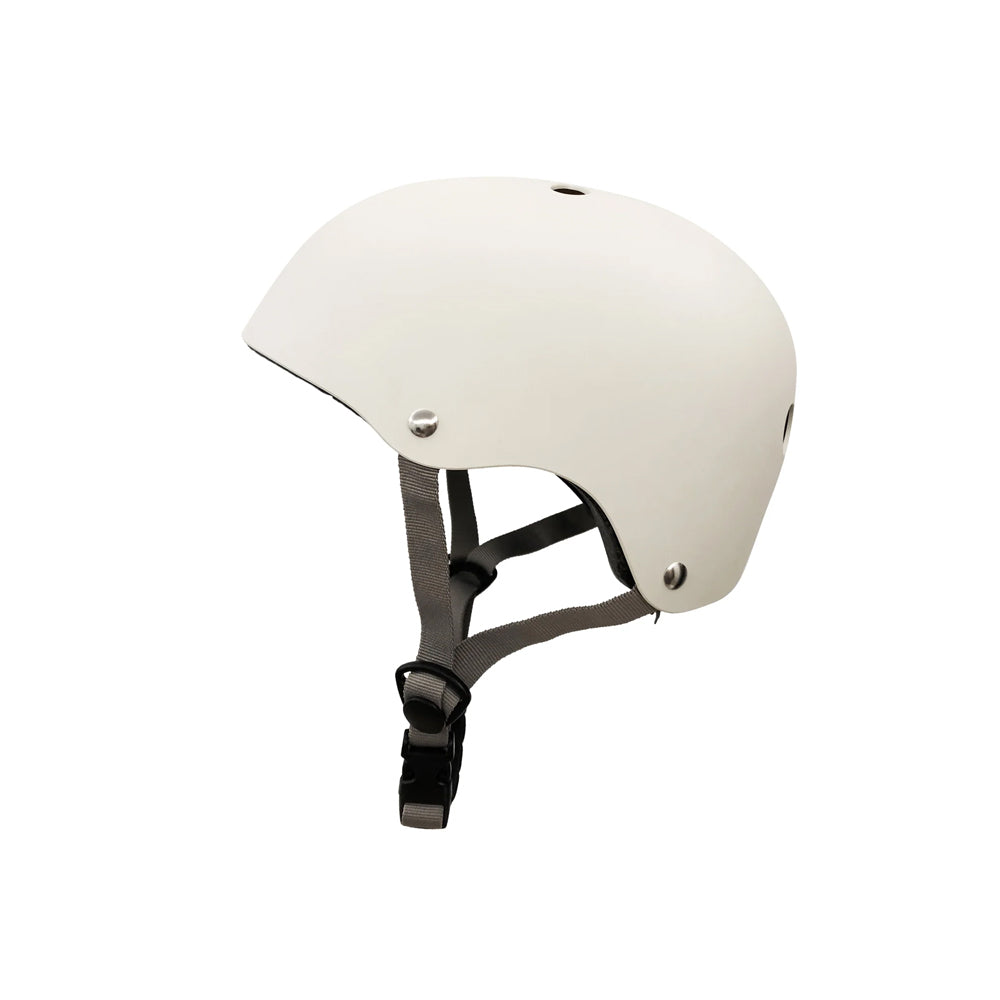 Baghera Bicycle Balance Bike Ivory White with Helmet